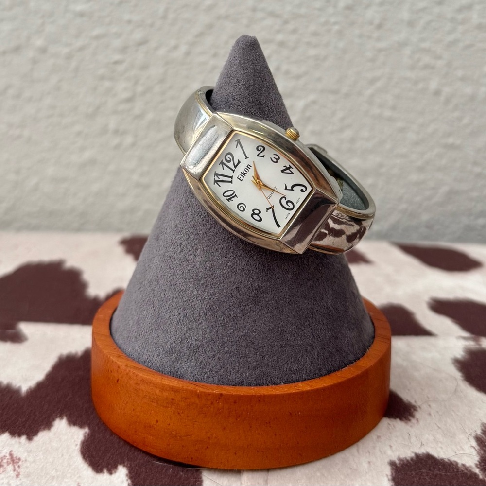 Eikon Watch Cuff Gold/Silver Tone